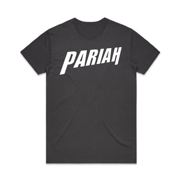 White logo faded Men's T Thumbnail